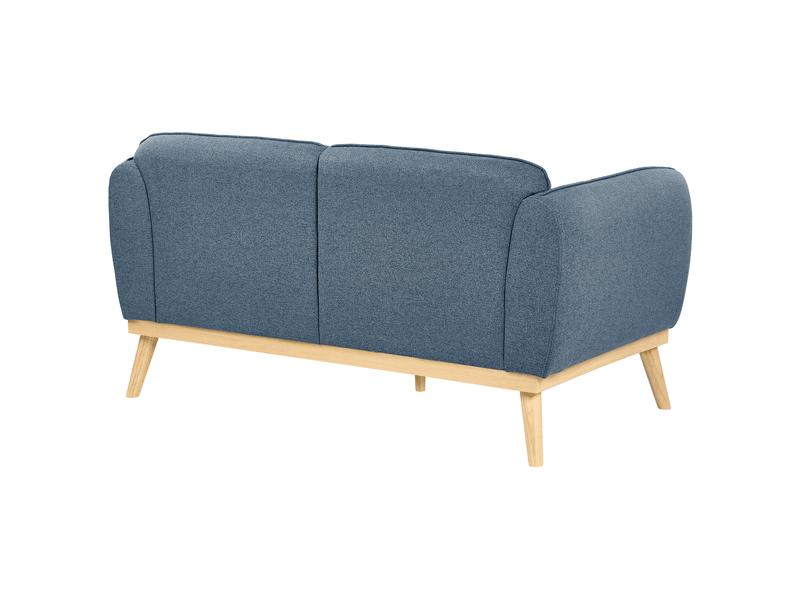 Canapé 2 places ljung tissu bleu - Conforama E