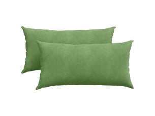 Lot de 2 coussins de canapé, coussins décoratifs vert clair 80 x 40 cm cf59175