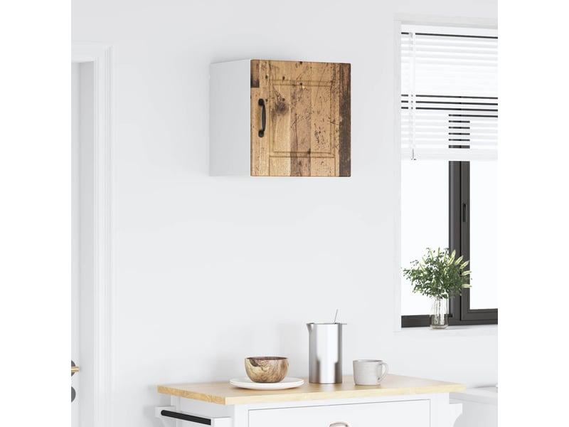 Meuble mural de cuisine, armoire de cuisine bois ancien 40x31x40cm shl9693 - Conforama D