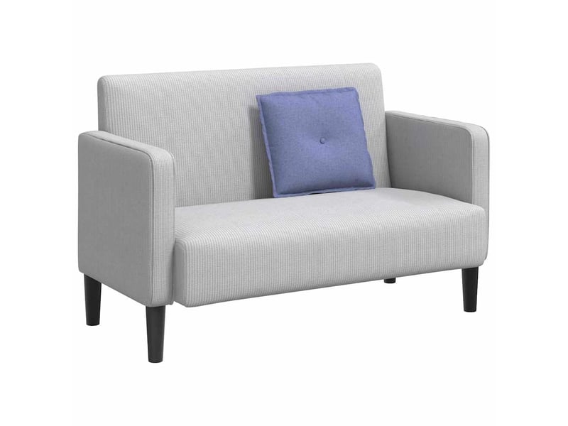  Coussin de dos, coussin de dossier bleu denim 50 x 19 x 45 cm tissu cf54550  - Conforama C