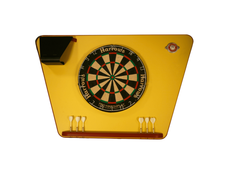  Cible et support de fléchettes traditionnel jaune 3760244005229 - Conforama A
