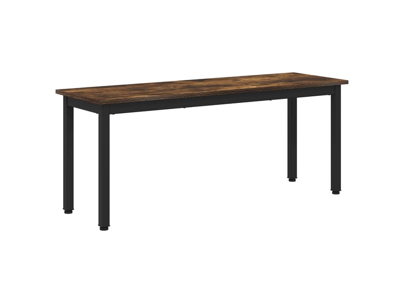  Banc d'entrée, banc d'intérieur chêne fumé 110x35x45 cm bois d'ingénierie  - Conforama A