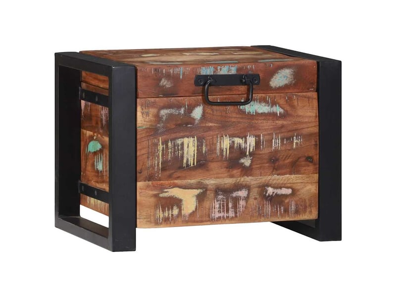  Coffre de rangement, boîte de rangement multicolore 40x30x30 cm  - Conforama D