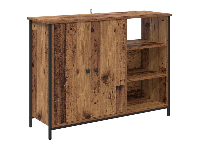  Buffet - bahut - meuble de rangement bois ancien 100 x 33 x 75 cm bois d'ingénierie  - Conforama A