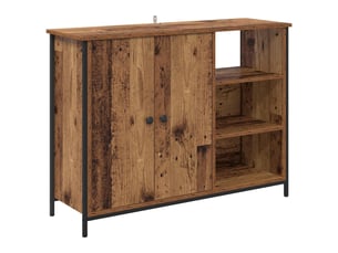Buffet - bahut - meuble de rangement bois ancien 100 x 33 x 75 cm bois d'ingénierie