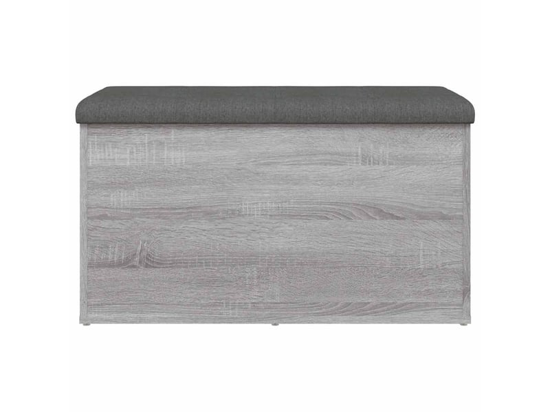  Banc chambre, banc de rangement sonoma gris 82x42x45 cm bois d'ingénierie  - Conforama E