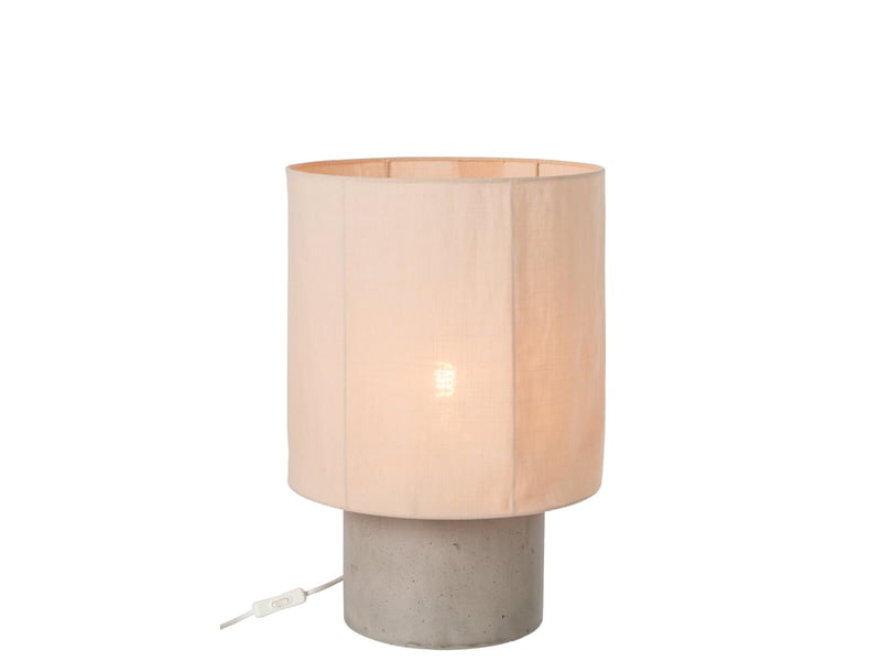  Lampe à poser en ciment havel 50cm beige  - Conforama B