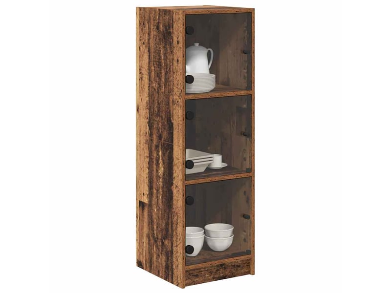  Buffet - haut armoire bois ancien 35 x 37 x 109 cm bois d'ingénierie  - Conforama C