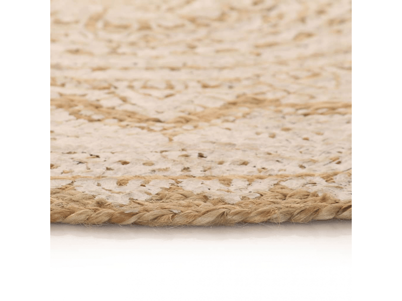  Tapis jute tressé imprimé 90 cm rond - comfortxl 245339 - Conforama B