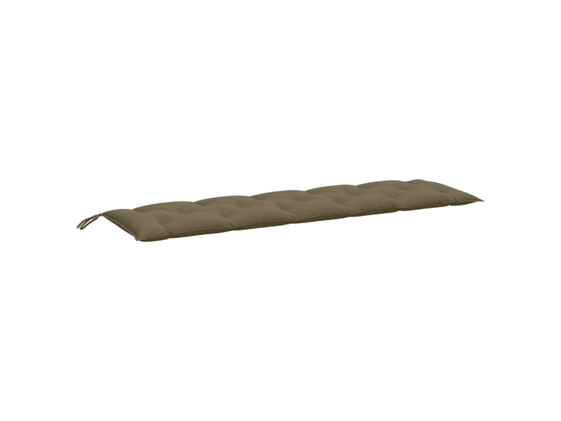  Lot de 2 coussins de banc de jardin, coussins d'assise taupe mélangé tissu cf58698  - Conforama E