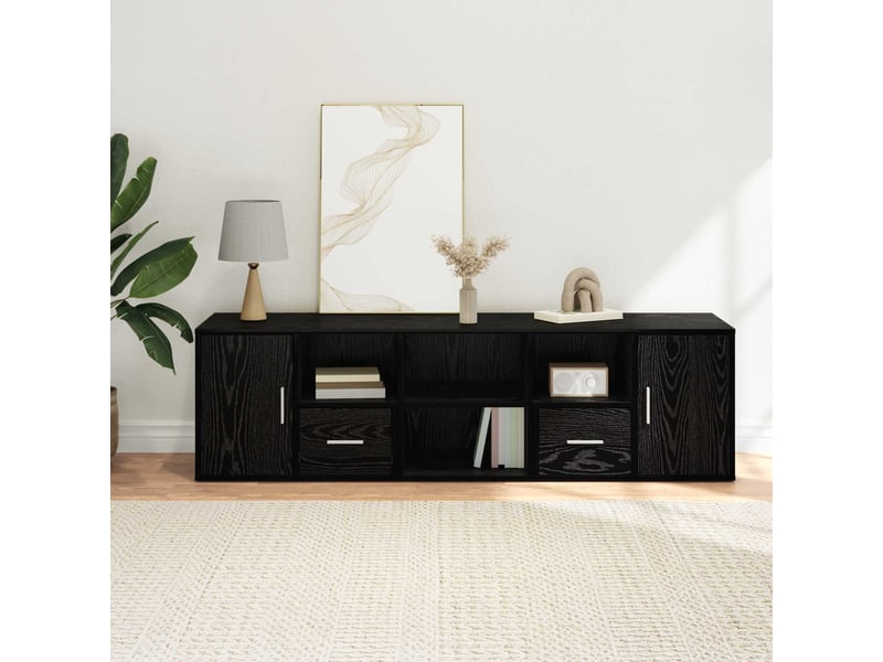  Meuble d'angle noir  - Conforama D