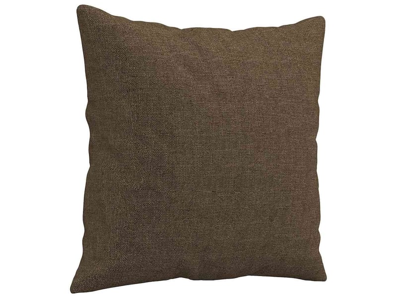  Lot de 2 coussins décoratifs marron 40x40 cm tissu cf60876  - Conforama C