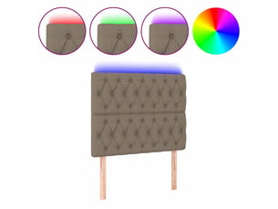 Tete de lit A poser largeur 90 cm   taupe