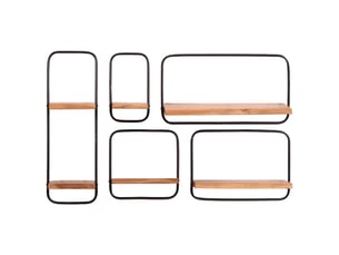 Etagère 25 cm coloris marron  