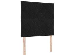 Tete de lit A poser largeur 90 cm   noir