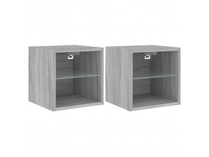 Meuble tv coloris gris 30 cm <strong></strong> <strong></strong>