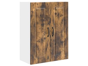 Meuble mural de cuisine, armoire de cuisine chêne fumé 60x31x80cm bois d'ingénierie