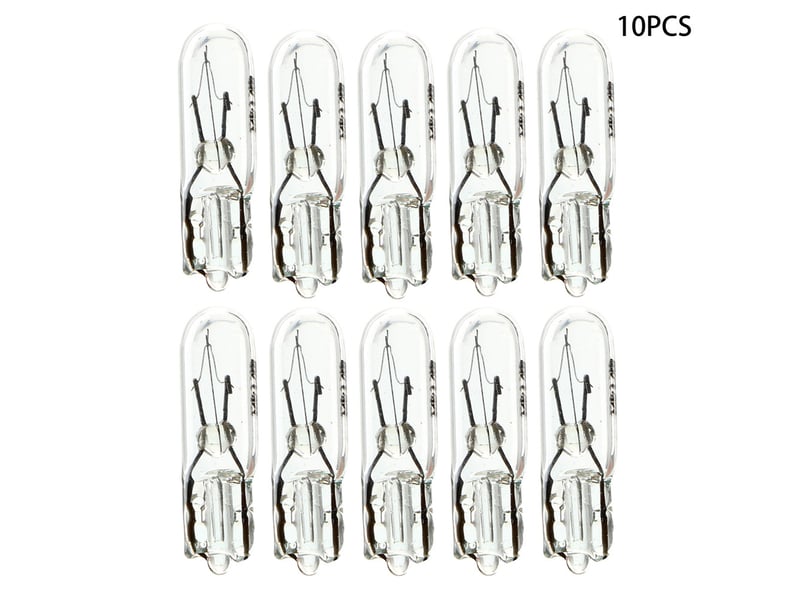  Lumière blanche pour tableau de bord voiture 12v t5 w1.2w led incandescent  10 pcs  - Conforama A