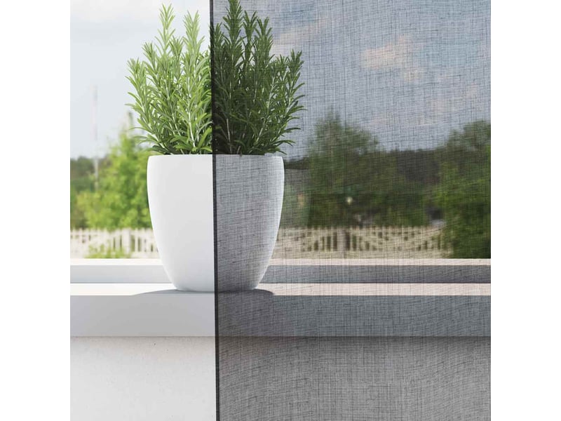  Lot de 2 rideaux en voile, voilages avec œillets noir 140x260 cm cf44389  - Conforama C