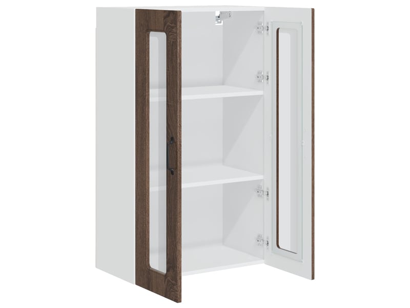  Meuble mural de cuisine | armoire de cuisine chêne brun 60x31x100cm shl8496  - Conforama E