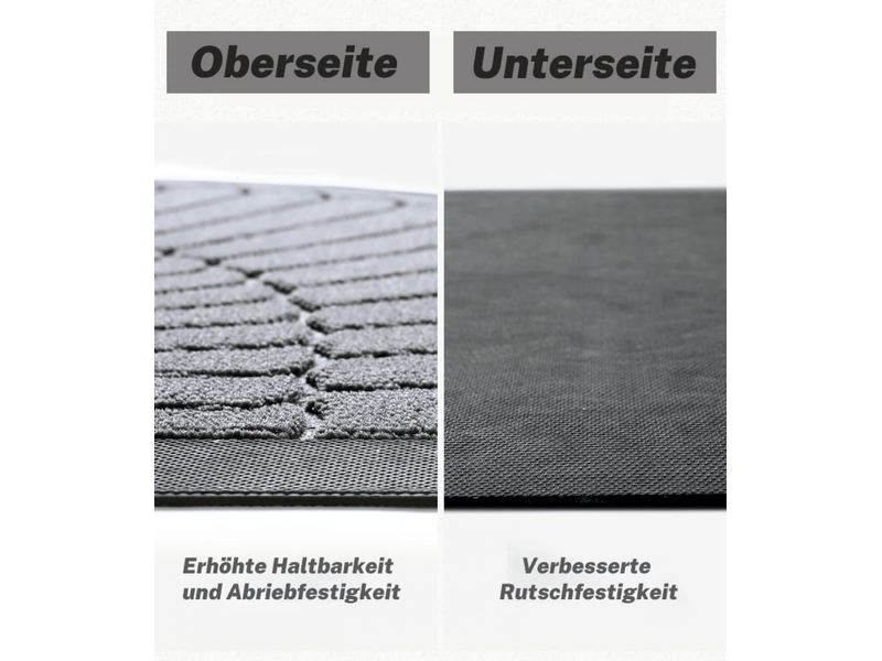  Paillasson d'extérieur lavable 50 x 80 cm, résistant aux intempéries, antidérapant, de qualité supérieure, semi-circulaire, pour l'extérieur  - Conforama E