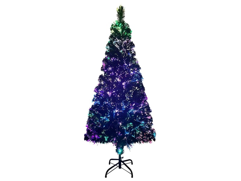  Sapin de noël artificiel, arbre de noël avec support vert 240 cm fibre optique  - Conforama C