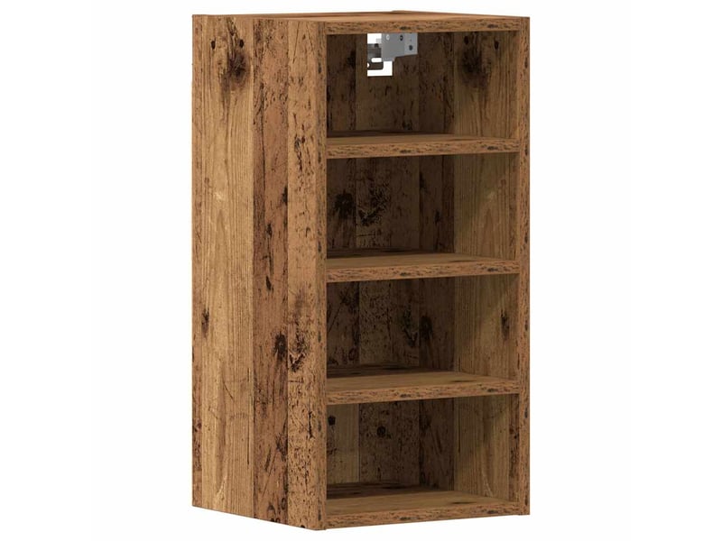 Meuble de rangement cuisine, armoire suspendue bois ancien 30x29,5x60 cm bois d'ingénierie - Conforama A