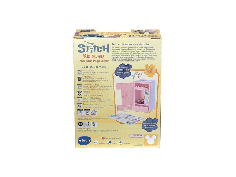Coffre à secrets electronique magic locker code 6 chiffres rose et violet taille 150 x 120 x 250 mm VTE3417765943553 - Conforama D