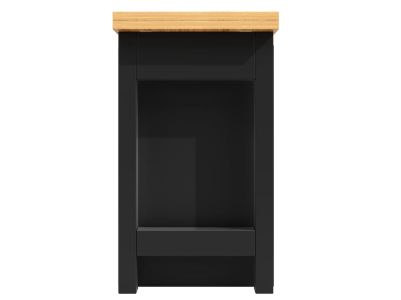  Table de bar extensible 120x40x71.5 cm led mdf noir et naturel  - Conforama D
