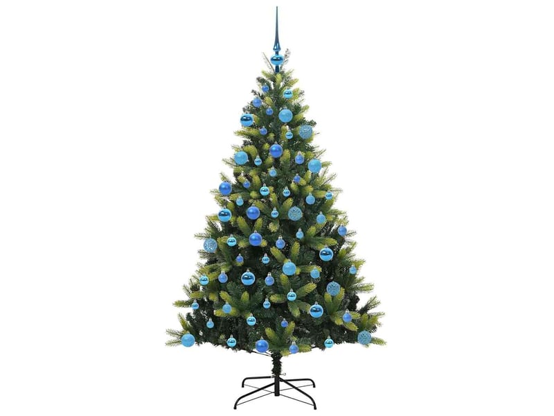  Sapin de noël, arbre de noël artificiel en silicone flexible 300 leds vert shl8222  - Conforama D