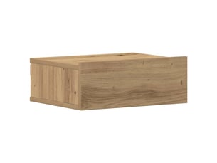 Table de chevet - cabinet de chevet - table de nuit flottante chêne artisanal bois d'ingénierie