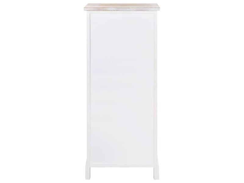  Armoire à tiroirs, commode latérale 38x28x86 cm bois de paulownia  - Conforama D