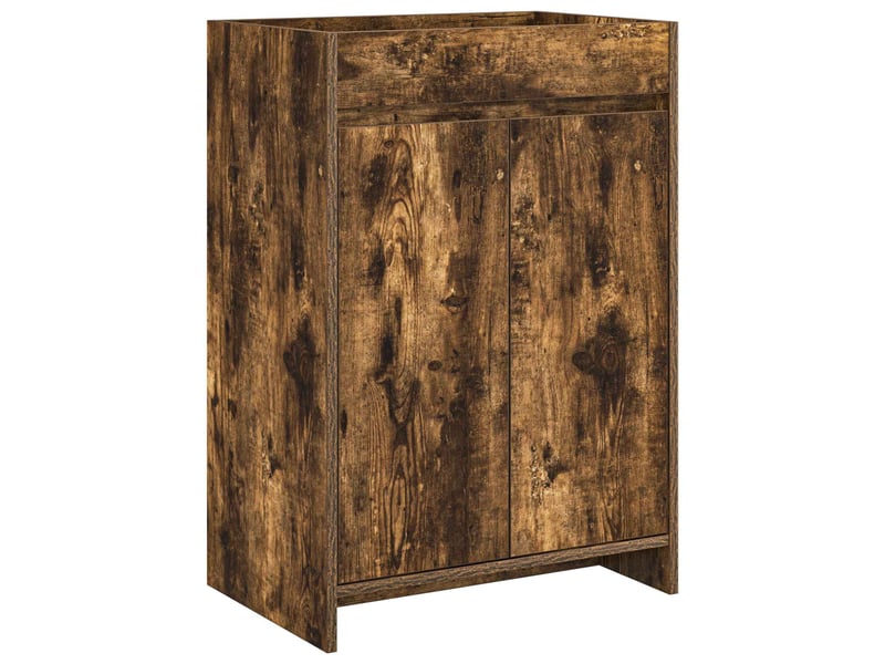  Ensemble de mobilier de salle de bain chêne fumé shl7814  - Conforama D