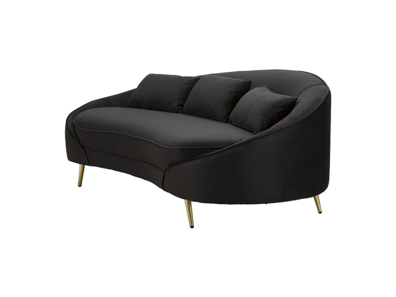  Commode shine blanche à 3 tiroirs en bois et métal  - Conforama D