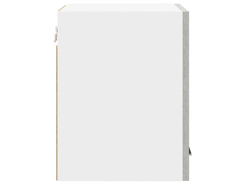  Lot de 2 armoires suspendues modernes design intérieur 30 x 31 x 40 cm grand espace de stockage en bois d'ingénierie gris 02_0053168  - Conforama D