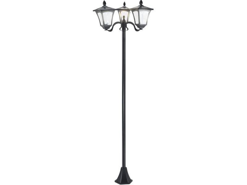  Lampadaire solaire extérieur 3 têtes led 120 lumens ip44 evryae  - Conforama A