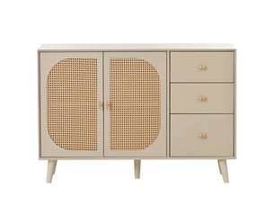 Buffet 2 porte(s)  3 tiroir(s)   - 40 cm coloris beige 