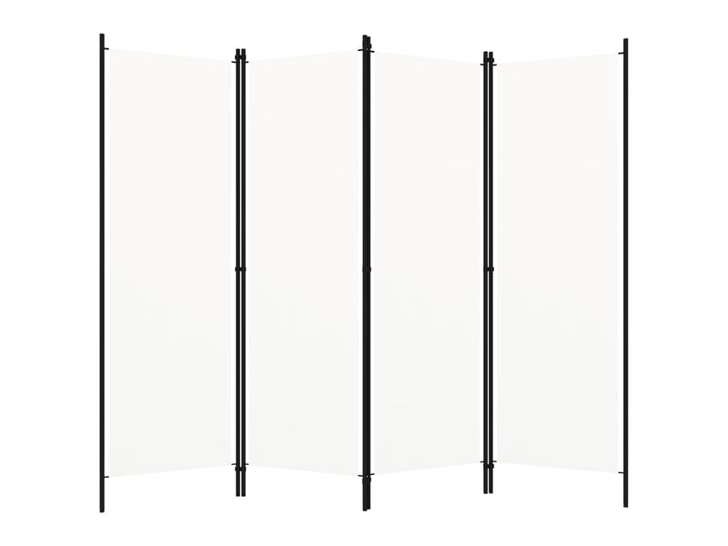  Paravent | cloison de séparation 4 panneaux blanc 200x180 cm  - Conforama A