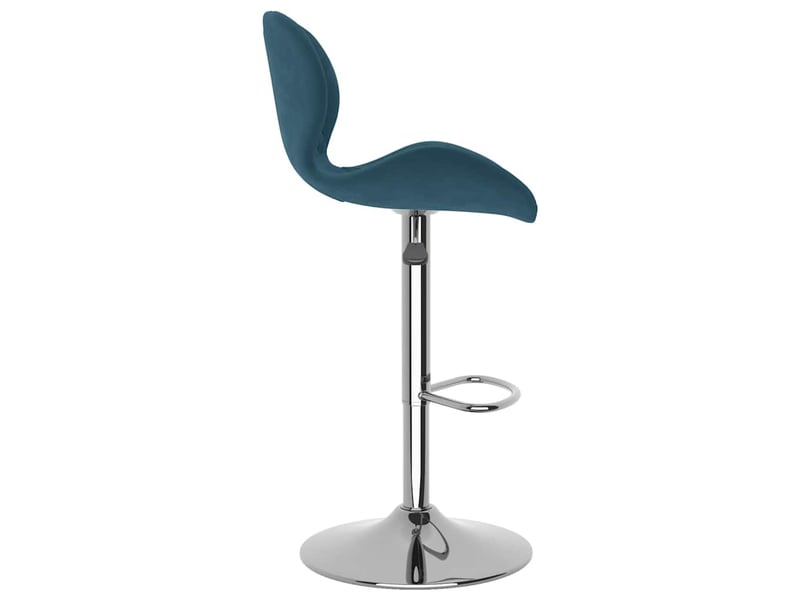  Lot de 2 tabouret de bar, chaise de bar bleu velours shl56055  - Conforama E