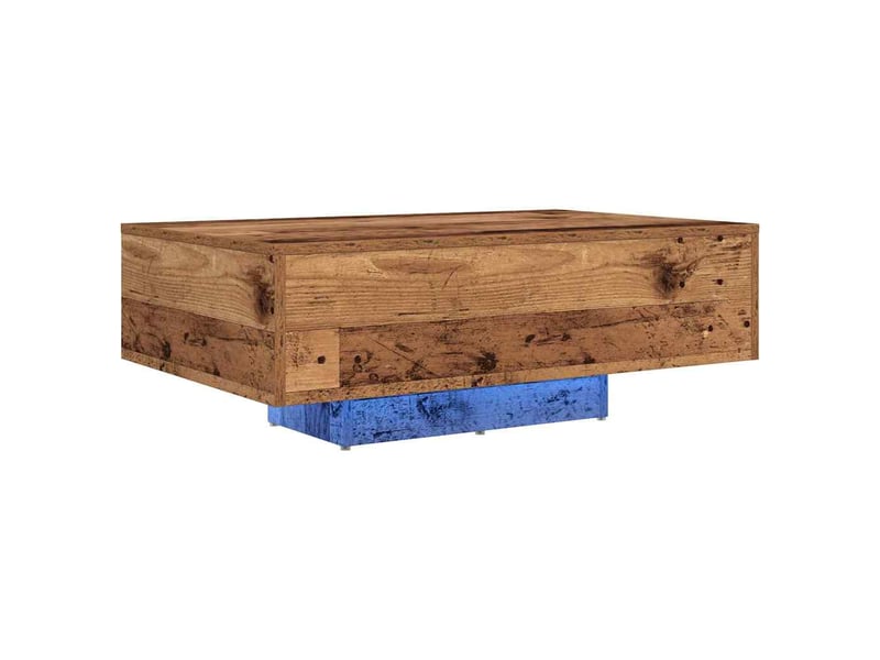  Table basse salon bois ancien 85 x 55 x 31 cm bois d'ingénierie  - Conforama D