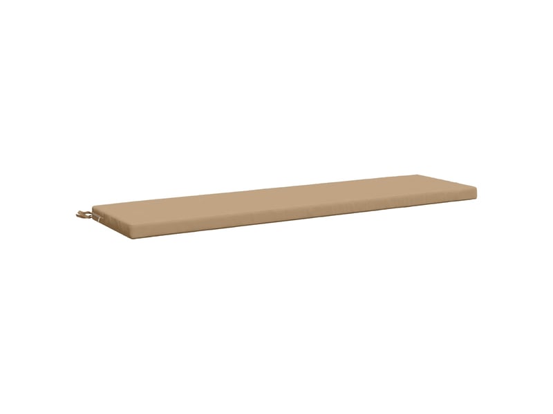  Lot de 2 coussins de banc, coussins d'assise soest 100 % polyester sable cf57436  - Conforama D