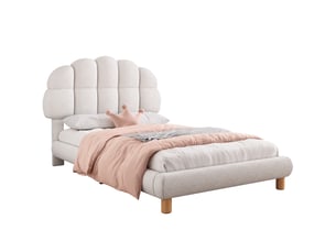 Lit avec rangement 90x200 cm    coloris blanc