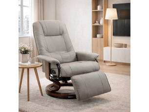 Fauteuil relax – inclinable et pivotant – repose-pieds intégré