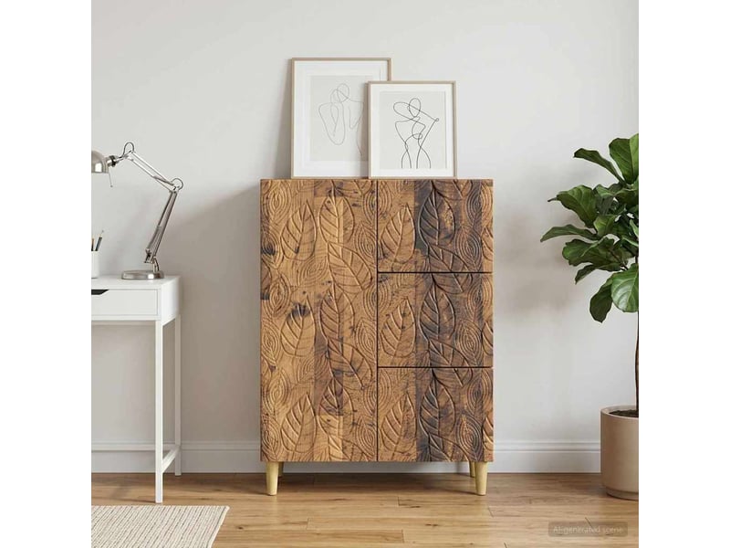 Buffet - bahut - meuble de rangement bois ancien 66 x 34,5 x 90 cm bois d'ingénierie - Conforama C