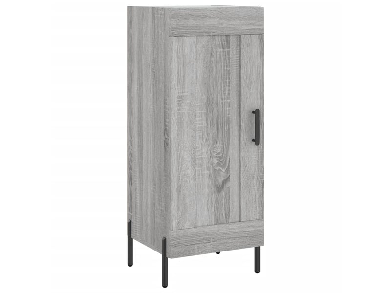  Buffet haut - bahut - meuble de rangement sonoma gris 34,5x34x180 cm bois d'ingénierie  - Conforama E