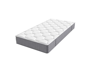 Matelas 90x200 cm <strong>OOIILLEE</strong>  <strong></strong> Ressorts ensachés + mousse soutien Medium épaisseur 25 cm