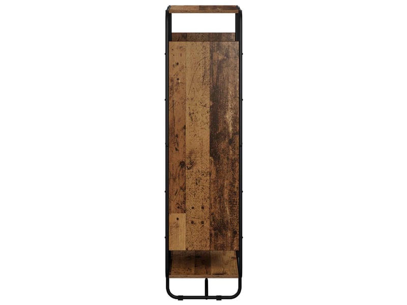  Buffet haut, buffet de rangement bois ancien 60x37,5x144 cm bois d'ingénierie  - Conforama D
