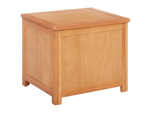 Boîte de rangement, coffre de rangement 50x45x45 cm bois de chêne massif