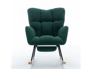 Fauteuil fixe Tissu vert