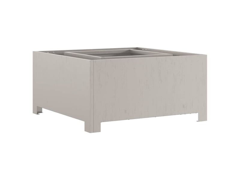  Brasero exterieur, foyer camping rouillé 60x60x30 cm acier patiné shl84679  - Conforama E